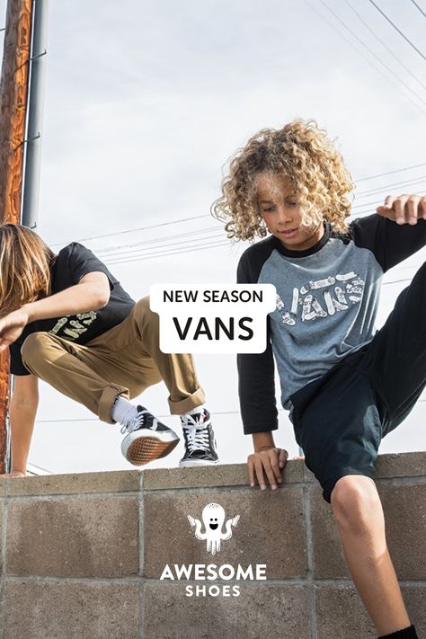 Elevate your child's footwear game with the latest collection of Vans Kids Trainers at Awesome Shoes. These trendy and comfortable sneakers are perfect for active adventures. Shop now and let your little ones step into style! #VansKidsTrainers #AwesomeShoes #NewSeasonNewStyle Kids Trainers, Awesome Shoes, Vans Kids, Comfortable Sneakers, Elastic Laces, Vans Shoes, New Style, New Season, Nice Shoes