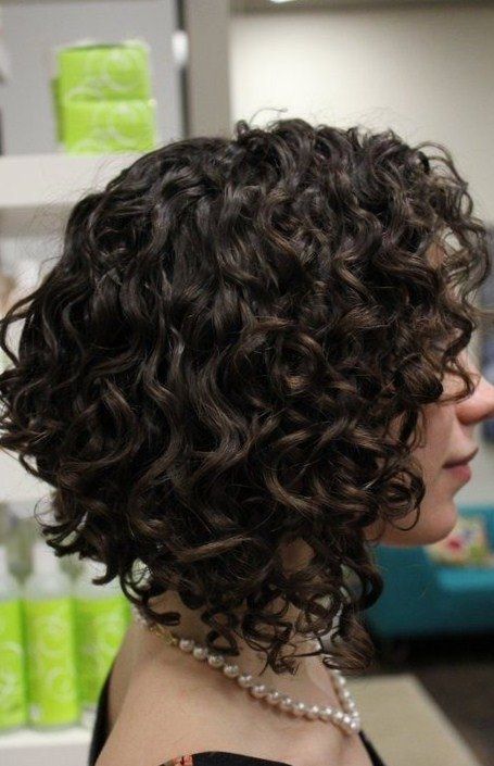 70 Most Delightful Short Wavy Hairstyles Curly Inverted Bob, Inverted Bob Haircuts, Inverted Bob Hairstyles, Medium Curly, Curly Haircuts, Short Curly Haircuts, Medium Curly Hair Styles, Hair Styles 2014, Inverted Bob