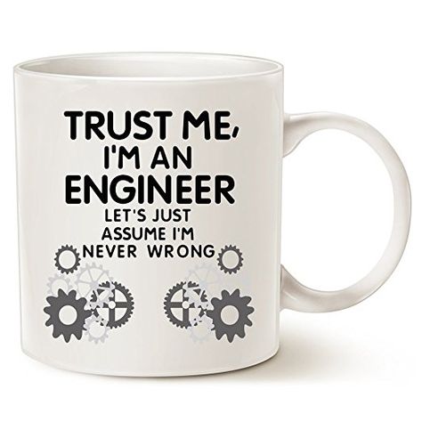 Funny Engineer, Im An Engineer, Engineer Mug, Engineering Humor, Engineering Gifts, An Engineer, Sarcastic Gifts, Funny Christmas Gifts, Christmas Gifts For Boyfriend