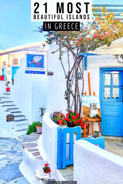 The most beautiful Greek islands for your bucket list Greek Streets, Islands In Greece, Skiathos Island, Greek Islands Vacation, Greek Islands To Visit, Greece Destinations, Dodecanese Islands, Best Greek Islands, Greece Trip