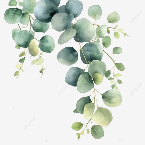 Botanical Watercolor Leaves, Vine Painting, Olive Green Flowers, Green Leaves Watercolor, Simple Watercolor Flowers, Metallic Watercolors, Violet Tattoo, Watercolour Leaves, Leaves Printable