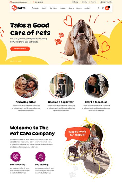 animal | animal services | animals | boarding | cats | dog walker | dog walking | dogs | green | kennels | overnight | pet care | pets | vet Pet Branding Design, Cat Daycare, Dog Website, Walker Dog, Pet Food Shop, Walking Dogs, Pet Treat, Pet Boarding, Dog Business