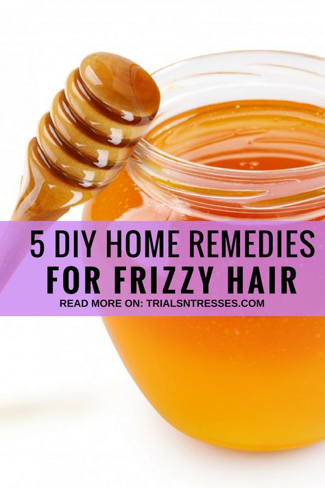 Hear Mask, Remedies For Frizzy Hair, Frizzy Hair Remedies, Fizzy Hair, Get Long Hair, Natural Hair Spray, Frizzy Hair Tips, Homemade Hair Treatments, Thick Hair Remedies