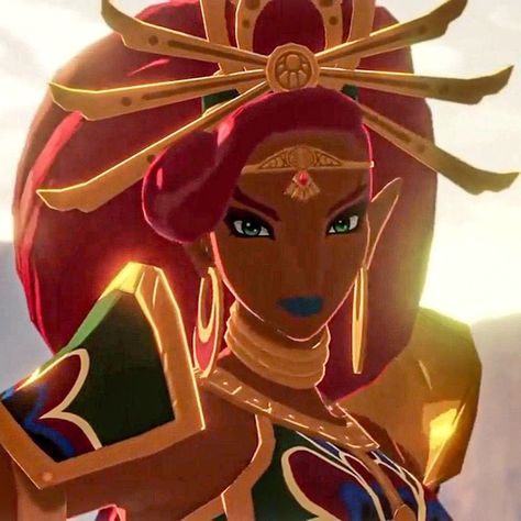 Urbosa Botw Fanart, Urbosa Pfp, Urbosa Breath Of The Wild, Botw Icons, Zelda Urbosa, Urbosa Botw, Lady Urbosa, Hyrule Warriors Age Of Calamity, Zelda Diy