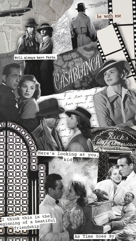 #casablanca #hollywood #casablancamovie #ingridbergman #humphreybogart #oldhollywood #movie Casablanca Movie, Ingrid Bergman, Humphrey Bogart, Casablanca, Old Hollywood, You And I, Movie Tv, I Love You, Hollywood