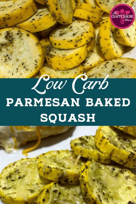 I made these last night to go with some cheesy low-carb chicken and let me tell you, I have a new respect for Parmesan cheese. This parmesan baked squash has just enough seasoning and cheese Pretty Food Photography, Cooking Yellow Squash, Parmesan Squash, Yummy Veggies, Vegetable Drawer, Baked Squash, Keto Lunch, Healthy Benefits, Low Carb Chicken