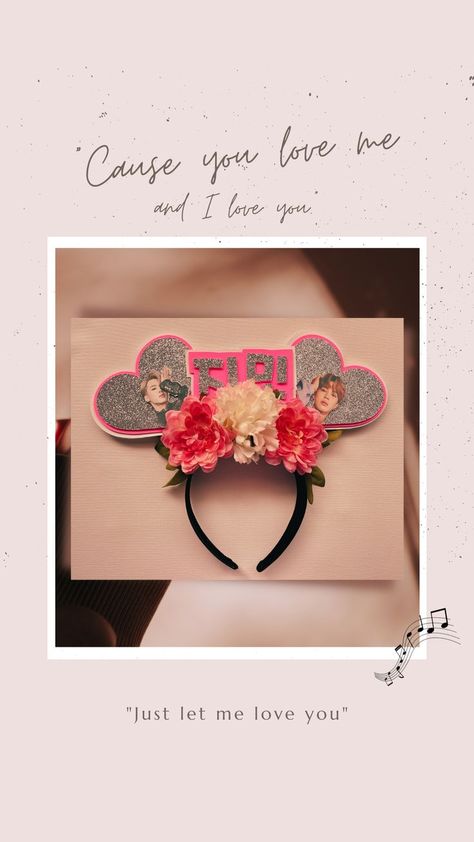 Jimin Bias K-pop headband Concert Headbands, Diy Headbands, Birthday Giveaways, Kpop Bias, Kpop Concert Outfit, Kpop Diy, Cute Goth, 22nd Birthday, Diy Headband