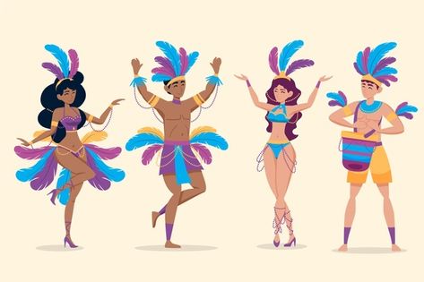 Salsa Danse, Greek God Costume, Carnival Night, Outfits Drawing, Carnival Background, Carnival Dancers, Brazilian Carnival, Brazil Carnival, Carnival Posters