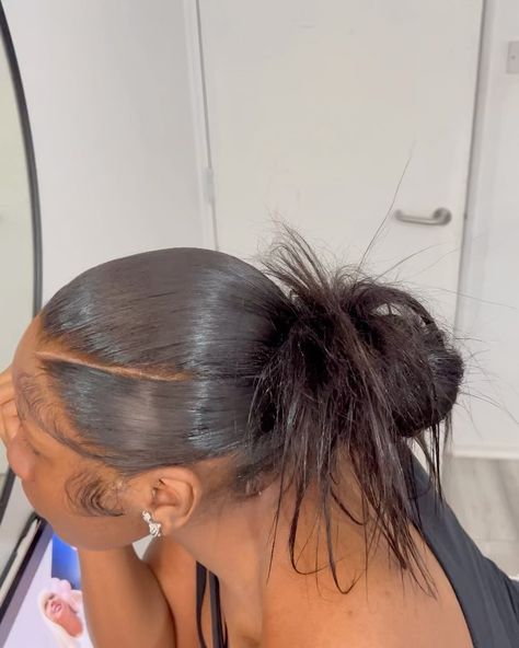 Frontal ponytail 😍😍😍 | Instagram Frontal Ponytail Hairstyles Low, Frontal Ponytail, Saved Pins, Low Ponytail, Natural Hairstyles, Black Girls Hairstyles, Protective Styles, Ponytail Hairstyles, Locs