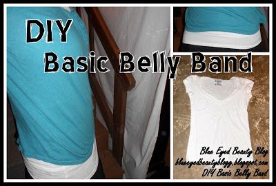 Blue Eyed Beauty Blog: DIY Basic Belly Band Belly Band, Stomach Wrap, Belly Support Band, Pregnancy Band, Pregnancy Belly Band, Belly Support, Insulin Pump, Diy Apron, Diy Posts