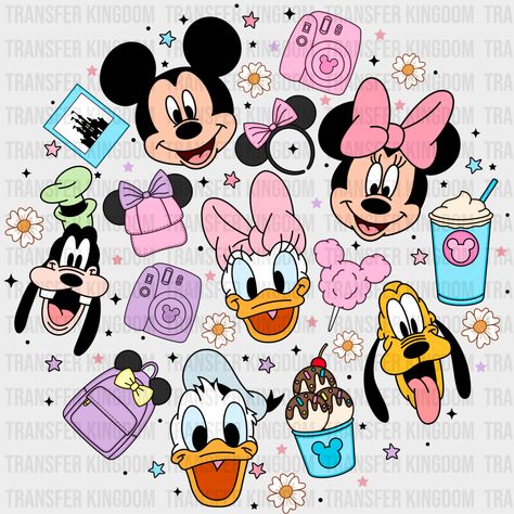 Transform your apparel with our Mickey And Friends Disney DTF Transfer. Perfectly curated for you, this custom DTF transfer is ready to press, ensuring vibrant colors and ultra-fine details. Save time and effortlessly create your custom t-shirt in seconds. Ideal for t-shirts, sweatshirts, tote bags, and more. Ready to press DTF transfers for t-shirts, sweatshirts, tote bags and more Premium Custom iron-on DTF printing Simple and fast application process No minimum orders or setup fees required D Frozen Fabric, Sublimacion Ideas, Mickey Y Minnie, Mickey And Minnie Mouse, Disney Photos, Disney Life, Dtf Printing, Cute Disney Wallpaper, Disney Crafts