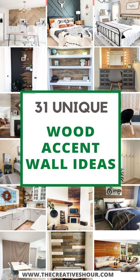 Wall Accent Wood Panel, Slanted Wood Wall, Simple Bedroom Accent Wall Ideas, Diagonal Wall Design, Wood Wall In Bedroom Ideas, Accent Wall With Flooring, Laminate Wall Ideas Living Room, Wall Headboard Ideas Diy Wood, Custom Feature Accent Wall