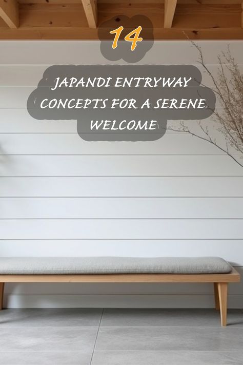 Step into tranquility with these 14 Japandi entryway concepts that perfectly blend minimalist design and natural elements. I love how this style creates a serene welcome into my home, making every entry feel calming and inviting. From cozy seating arrangements to the soft hues of nature, discover the perfect inspiration for your own space. Japandi Front Porch, Japandi Mudroom, Scandinavian Entryway Ideas, Japandi Entryway, Japanese Entryway, Scandinavian Entryway, Hollywood Regency Bedroom, Entryway Design Ideas, Entryway Design