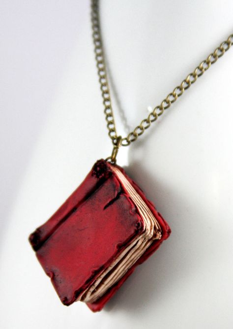 Beloved Red Book Necklace by *NeverlandJewelry on deviantART River Songs, Book Pendant, Steven Moffat, Rory Williams, Donna Noble, Book Necklace, Christopher Eccleston, Billie Piper, Amy Pond