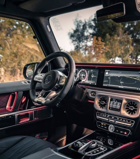 Mercedes G Wagon Interior, G Wagon Interior, Amg G63, Mercedes G63, Mercedes Suv, Dubai Cars, Dream Cars Mercedes, Mercedes G Wagon, G63 Amg