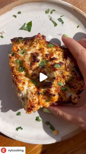 Ina Garten on Instagram: "I’m so glad @nytcooking loves my cauliflower toast as much as I do! Link to the recipe in my bio." Cauliflower Toast Recipe, Savory Tart, Nyt Cooking, Wrap Sandwiches, Food App, Get Healthy, Tart, Toast, Sandwiches