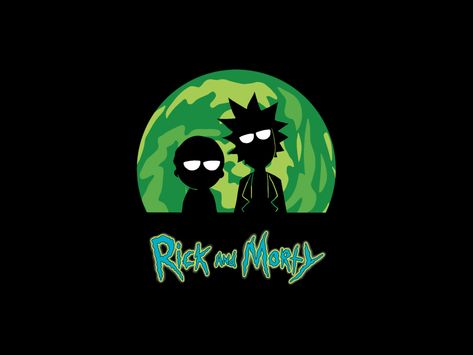 Rick And Morty Banner, Rick And Morty Logo, Rick And Morty Design, Rick And Morty Widget, Rick And Morty Icon, Trippy Rick And Morty, Rick E Morty, Fun Love Quotes For Him, Cartoon Nail Designs