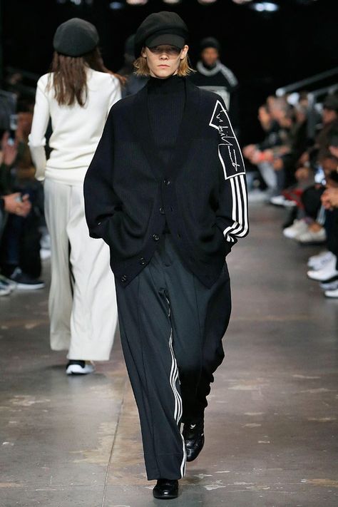 PFW: Y-3 Fall Winter 2019.20 Collection Logo Technique, Adidas Y3, Adidas Star, Adidas Tracksuit, Adidas Fashion, The Last Day, Runway Models, Yohji Yamamoto, Paris Fashion