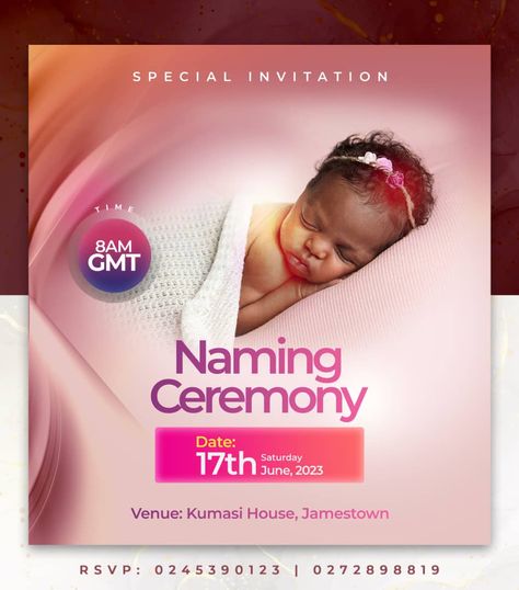 Naming Ceremony Flyer Design, Design Studio Names, Workshop Flyer, Flyer Design Ideas, Design Company Names, Church Banners Designs, Album Designs, Logo Design Company, Brochure Cover Design