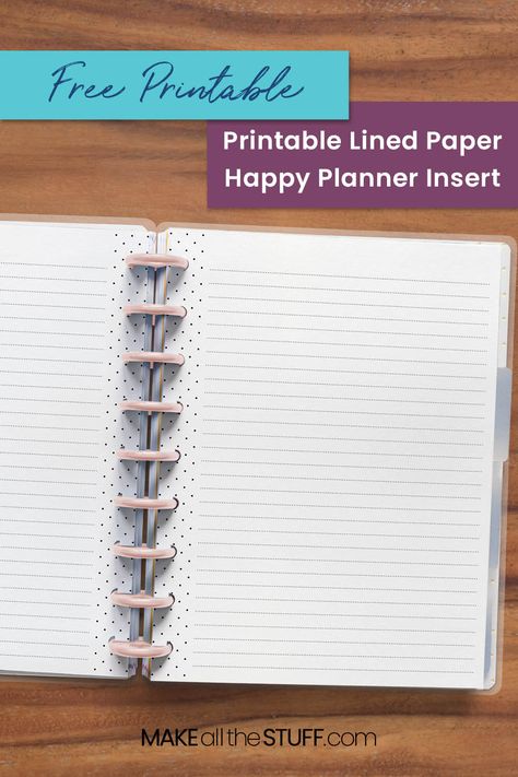 Happy Planner Notes Printable Free is available to download and print today. Also fits the Mini Happy Planner Printables Free Notes. This Lined Paper Printable also includes printables for these planner sizes: MAMBI Happy Planner, Mini Happy Planner, Big Happy Planner, Discbound Half Letter, Junior Size Discbound, A5, A4, and Letter. Happy Planner Pages Free Printable, Happy Planner Notes Printable Free, Mini Happy Planner Printables Free Inserts, Happy Planner Calendar Printable Free, Happy Planner Mini Printables Free, Free Lined Paper Printable, Classic Happy Planner Printables Free, Big Happy Planner Free Printable, Happy Planner Free Printable Templates