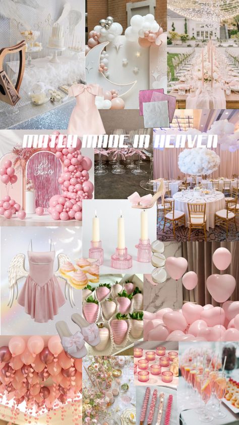 #heavenparty #matchmadeinheaven #heavenly #match #bacheloretteparty #bachelorette #hensnight Hens Night Theme, Hen Night Ideas, Bachelorette Party Planning, Bachelorette Themes, Bachelorette Party Themes, Hens Night, Match Made In Heaven, Bridal Shower Theme, Made In Heaven