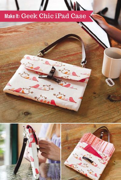 Free sewing tutorial: Geek Chic iPad Case | How About Orange Pochette Portable, Japanese Knot, Knot Bag, Sewing Tutorials Free, Sewing Purses, Geek Chic, Sewing Patterns Free, Sewing Bag, Free Sewing