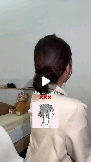 Rizy❤️ on Instagram: "Simple bun hairstyle   #hair #hairaccessories #hairhack #hairstyles #hairtutorial   [Korean hairstyle, office hairstyle, college hairstyles, pretty bun, messy bun, cute bun, hairstyles, hairtutorial, hair , easy hairstyles, fashion, trending hairstyles, braid, hair hack, ootd, trend, korean trend]" Korean Bun Hairstyles, Hairstyle Office, Simple Bun Hairstyle, Korean Hairstyle Long, How To Bun, Easy Messy Hairstyles, Pretty Bun, Korean Bun, Simple Bun