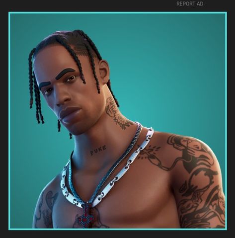 Fortnite Fortnite Tattoo, Skin Wallpaper, Travis Scott, Apple Music, App Store, Fortnite, Skin, Music