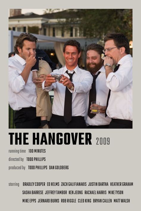 The Hangover Movie Poster The Hangover Movie, Hangover Quotes, The Hangover 2009, Hangover Movie, Bryan Callen, Mike Epps, Iconic Movie Posters, The Hangover, Movie Poster Wall