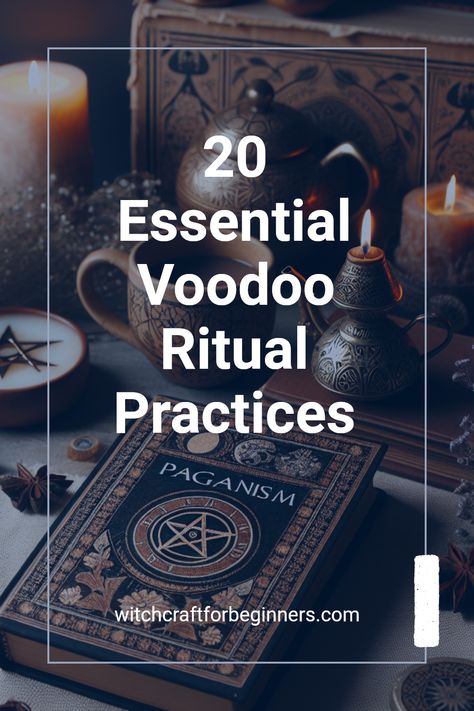 Explore these 20 essential voodoo ritual practices perfect for beginners. Discover how to respectfully engage with voodoo traditions, including altars, spell crafting, and honoring ancestral spirits. Each practice provides insight into the world of witchcraft and how to respectfully include these rituals in your spiritual path. Learn the significance of intention, the connection to the voodoo pantheon, and how to perform offerings. This guide will immerse you in voodoo culture while ensuring a straightforward and engaging approach that traditions have passed down through generations. Spell Crafting, Hoodoo Magic, Voodoo Rituals, Witchcraft Spells, Voodoo Spells, African Traditions, Witchcraft Supplies, Witchcraft For Beginners, Protection Spells