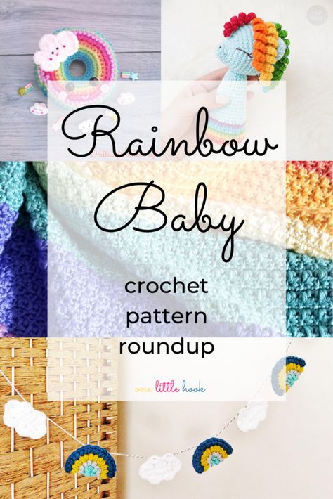 The PERFECT rainbow baby crochet patterns! I scoured the internet and created this absolutely adorable rainbow baby roundup. Rainbow Baby Gifts, Baby Bonnet Pattern Free, Baby Crochet Patterns, Diy Crochet Gifts, Baby Bonnet Pattern, Baby Lovies, Rainbow Baby Gift, Diy Crochet Patterns, Crochet Baby Hat Patterns