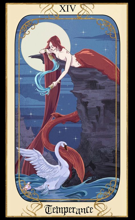 ArtStation - Old Tarot card designs Tarot Card Designs, Tarot Card Artwork, Tarot Cards Art Illustration, Temperance Tarot Card, Temperance Tarot, Learning Tarot Cards, 카드 디자인, Tarot Cards Art, Red Lion