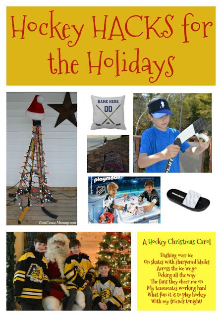 Fantastic ways for hockey fans to celebrate Christmas. I LOVE the hockey stick tree! #hockey #christmas Hockey Holiday Party, Hockey Christmas Card, Hockey Stick Crafts, Christmas Crafts Gift Ideas, Stick Tree, Hockey Christmas, Holiday Card Ideas, Nhl Teams, Custom Kicks