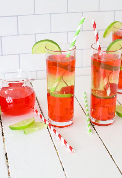 Vodka Cherry Limeade Cocktail Cherry Limeade Cocktail, Taco Bell Baja Blast, Baja Blast Freeze, Limeade Cocktail, Mountain Dew Baja Blast, Ice Blender, Copycat Taco Bell, Layered Cocktails, Vodka Ice