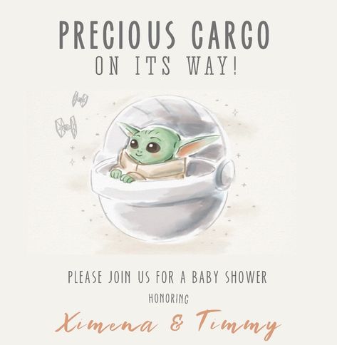 Grogu Baby Shower Theme, Baby Yoda Baby Shower Ideas, Baby Shower Tree, Yoda Party, Star Wars Baby Shower, Baby Boy Shower Favors, Star Shower, Baby Gender Reveal Party