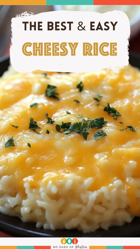 Cheesy Rice Cheesy Basmati Rice, Cheesy Rice Crockpot, Rice Cooker Cheesy Rice, Super Rice Recipe, Homemade Cheesy Rice, Creamy Cheesy Rice Recipes, Things To Do With White Rice, Cheesy Minute Rice Recipes, Cheese And Rice Recipes