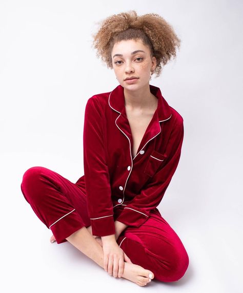 Red velvet Pyjamas set, Nightwear, Women’s sleepwear . Are you looking for something different??This Luxury velvet is the one. ——————————————————— Click on the link in Bio..find it under velvet…” • Mar 7, 2021 at 6:10pm UTC Velvet Pyjamas, Red Pyjamas, Velvet Sleepwear, Red Pajamas, Pyjamas Set, Nightwear Women, Something Different, Find It, Nightwear