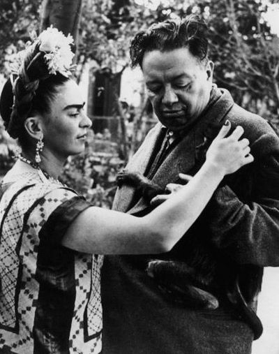 Diego Rivera and Frida Kahlo Freida Kahlo, Diego Rivera Frida Kahlo, Frida Kahlo Quotes, Frida And Diego, Dora Maar, Camille Claudel, Frida Art, Most Famous Artists, Frida Kahlo Art