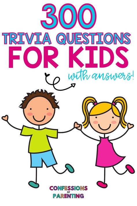 1st Grade Trivia Questions, Trivia Questions And Answers For Kids, Kids Trivia Questions And Answers, Family Quiz Questions, Family Trivia Questions, Trivia For Kids, Trivia Questions For Kids, Questions For Kids, Fun Trivia Questions