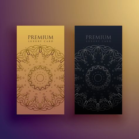 Free vector premium mandala card design ... | Free Vector #Freepik #freevector #mandala-invitation #premium-design #luxury-mandala #mandala-card Golden Packaging, Mandala Card, Luxury Card, File Free, Photo Backgrounds, Free Vector Images, Packaging Design, Graphic Resources, Vector Art