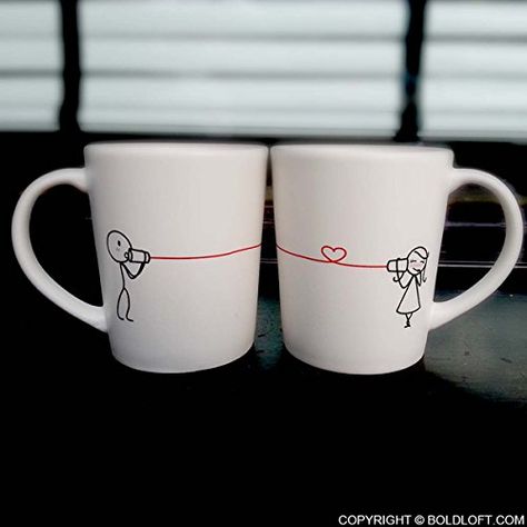 Diy Gifts Last Minute, Couple Pillowcase, Diy Gifts For Girlfriend, Couple Coffee, Couples Coffee Mugs, Gifts For Girlfriend, Keramik Design, Christmas Gifts For Girlfriend, Unique Gifts For Him