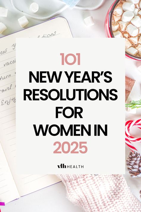 New Years Resolution List Best New Years Resolution, Best Resolution For New Year, Personal Goals 2025, Practical New Years Resolutions, Goals For 50 Year Olds, How To Make A New Years Resolution List, New Years Habits Goal Settings, New Years Resolution Categories, 25 In 2025 Ideas