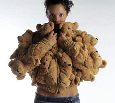 teddybear coat.... um... I don't get it