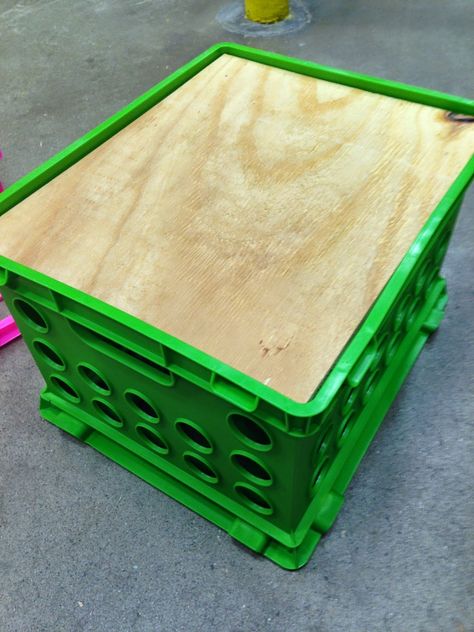 Fourth Grade Fab: Crate Seat Tutorial ~ Classroom Organization Crate Seats Classroom, Milk Crate Chairs, Flexible Seating Kindergarten, Milk Crate Seats, Diy Cubbies, Crate Bench, Crate Seats, Classroom Seating, Plastic Crates