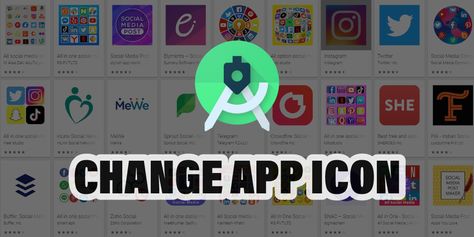 How to Change App icon in Android Studio Android Icons, Apps Icon, Application Icon, Android Studio, S Icon, Image Name, Social Change, Media Post, Android Phone