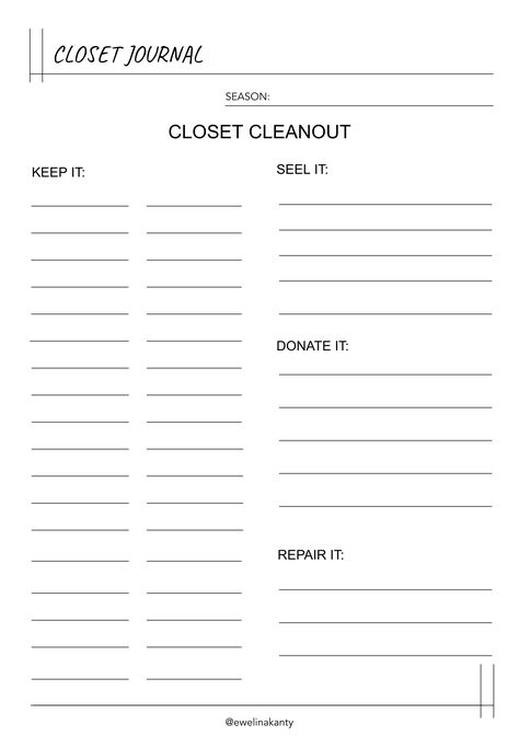 Closet Journal - Closet Cleanout Intentional Wardrobe, Closet Journal, Movie Websites, Free Movie Websites, Project 333, Closet Cleanout, Personal Fashion Stylist, Productive Things To Do, Outfit Inspired