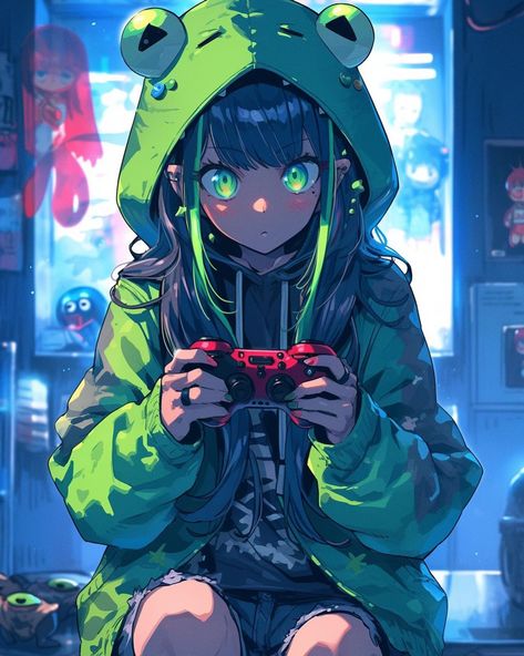 Gamer Girl Animes, Characters From Movies, Anime Kingdom, Gamers Anime, Popular Characters, Best Anime, Super Girl, Hot Anime, Cyberpunk Art