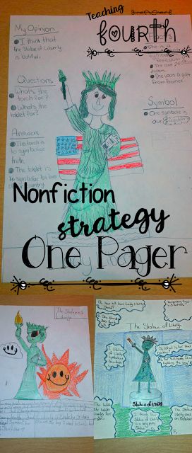 Teaching Nonfiction Reading Strategies: One Pager Nonfiction Reading Strategies, One Pagers, Teaching Nonfiction, Staar Review, Writing Comprehension, Writing Essays, Short Sentences, Reading Strategy, One Pager