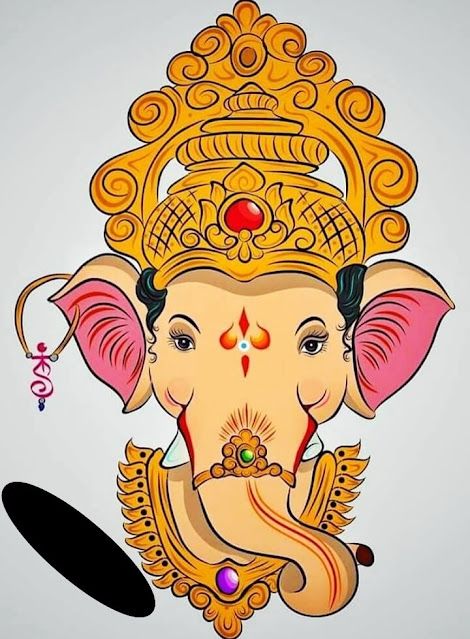 Ganesh Art Images Ganesha Illustration Artworks, Ganeshji Drawing, Ganesh Drawing, Ganpati Drawing, Ganesha Sketch, Ganesha Artwork, Ganesha Drawing, Ganesh Art Paintings, Tree Drawings Pencil