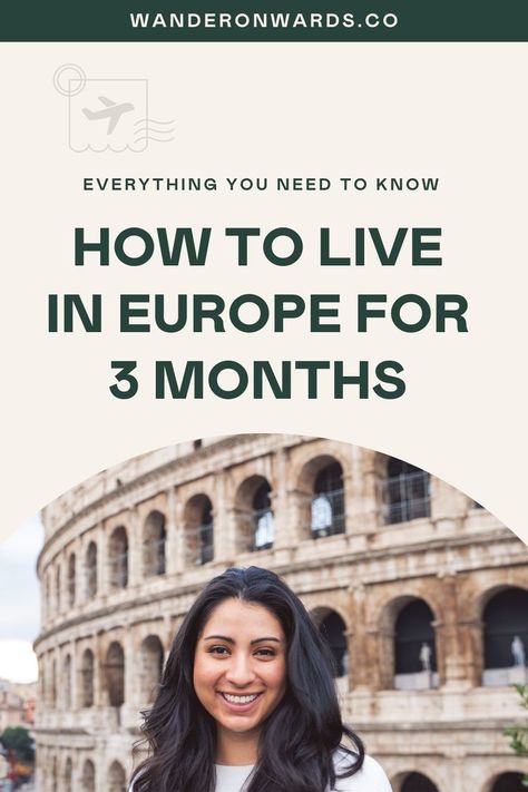 How to Live in Europe for 3 Months: How to Move Abroad and Live Abroad Move To Europe, Live In Europe, Live Abroad, Living In Europe, Move Abroad, Expat Life, Living Abroad, Study Abroad, A Month